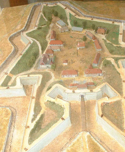 Maquette du Fort Sainte-Catherine