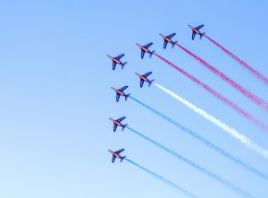 Patrouille de France en vol