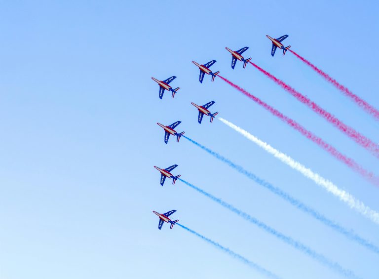 Patrouille de France en vol