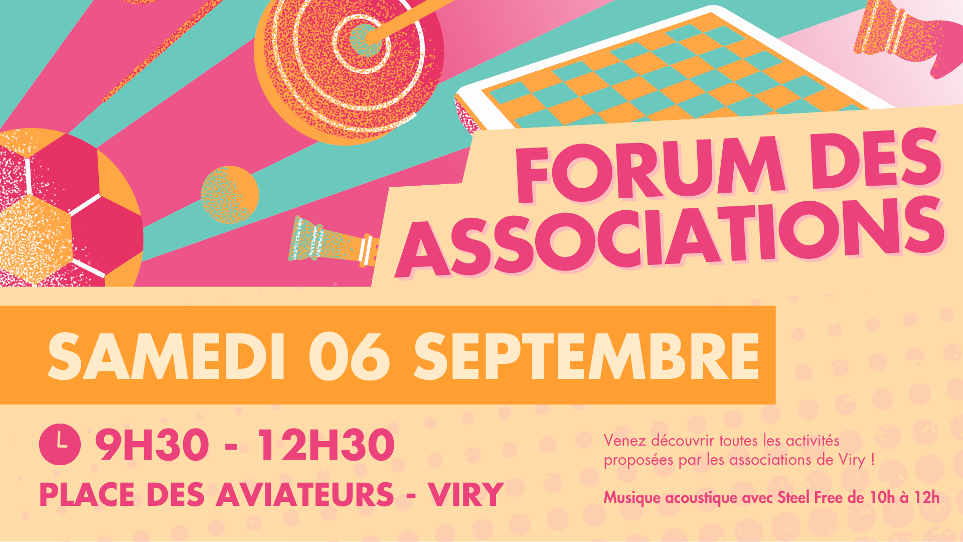 Affiche du forum des associations 2025