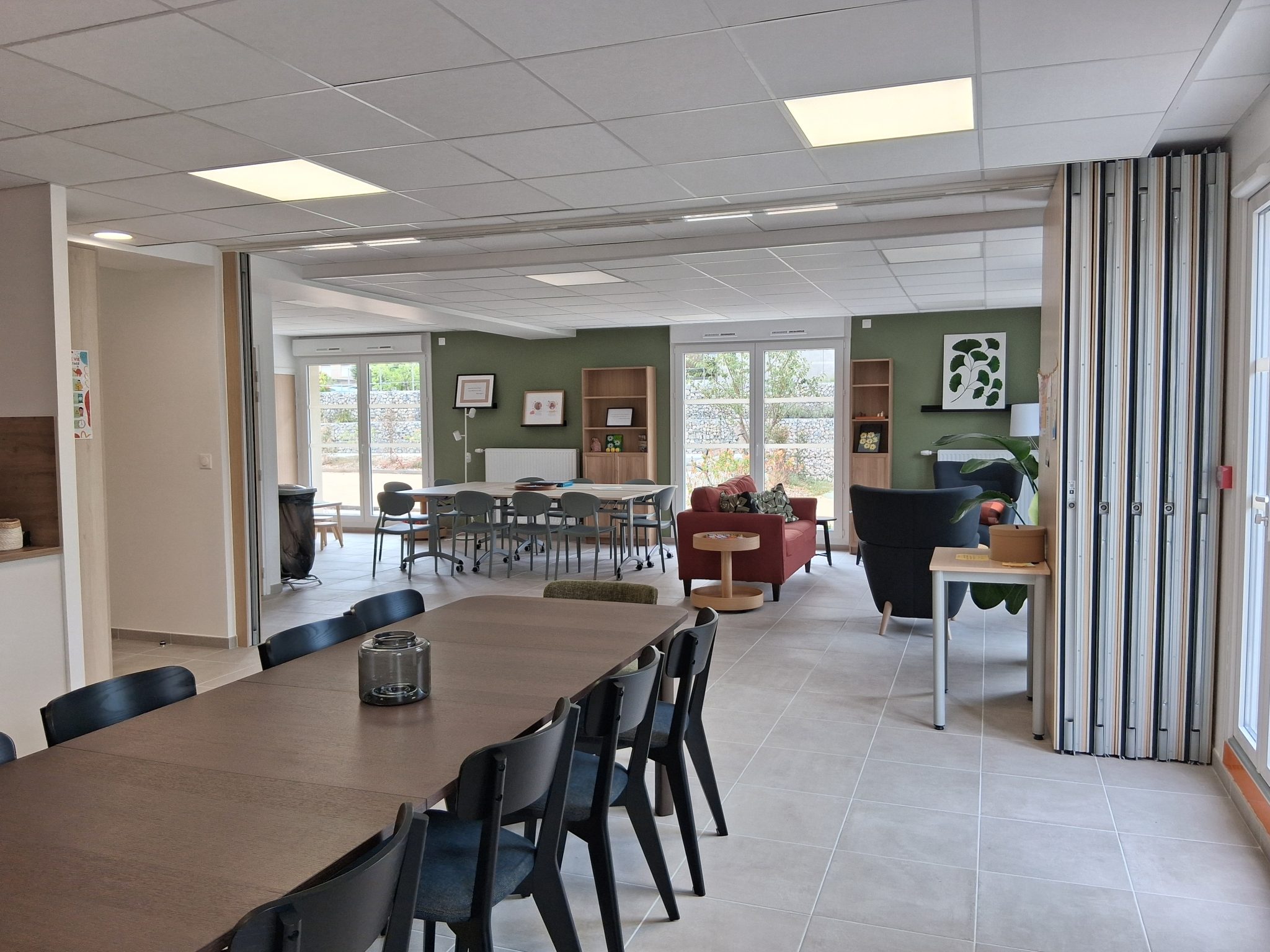 Photo de l'intérieur du GINKGO, résidence intergénérationnelle