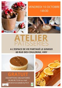 Visuel de l'affiche de l'atelier cuisine