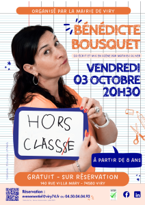 Visuel pour le spectacle de Bénédicte Bousquet