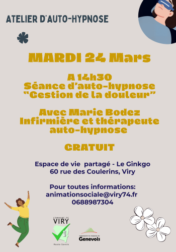 ATELIER D'AUTO-HYPNOSE