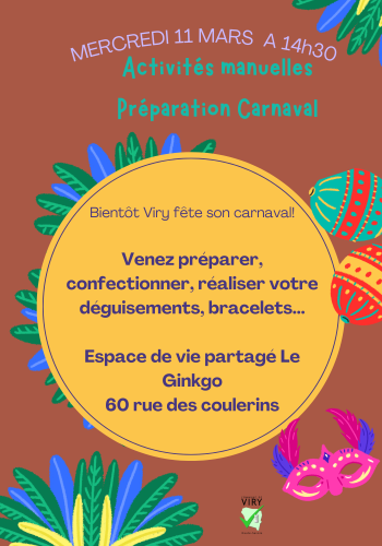 Activités manuelles carnaval
