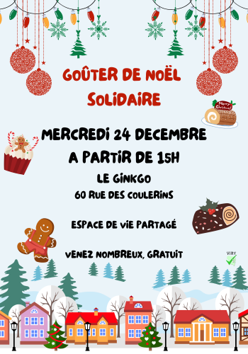 Visuel de l'événement avec des décos de Noël : sucre d'orge, pain d'épices, chalets en bois etc.