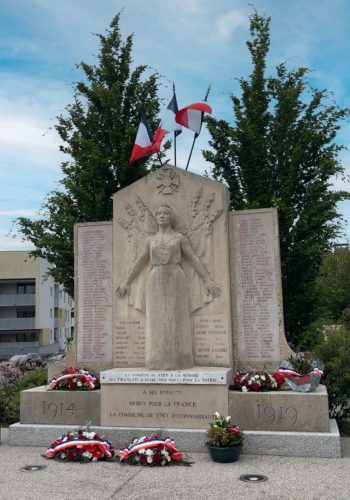 Photo du monument aux morts de Viry (74)