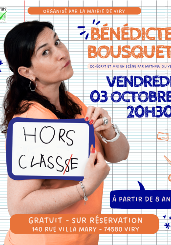 Visuel du spectacle de Bénédicte Bousquet