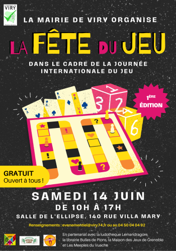affiche fete du jeu